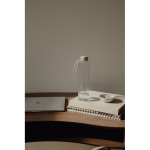Recycled rPET bottle, modern functional design, leak-proof lid, 550ml transparent colour