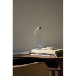 Recycled rPET bottle, modern functional design, leak-proof lid, 550ml transparent colour