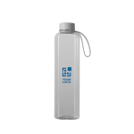 Recycled rPET bottle, modern functional design, leak-proof lid, 550ml transparent colour