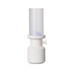 Portable recycled table lamp, rechargeable battery, dimmer white colour