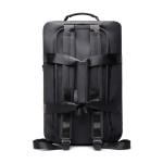 Recycled polyester weekend backpack, double handles, 35L black colour
