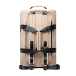 Recycled polyester weekend backpack, double handles, 35L ivory colour