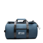 Recycled polyester weekend backpack, double handles, 35L navy-blue colour