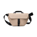 Recycled urban shoulder bag, adjustable strap ivory colour