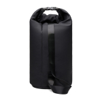 Recycled polyester cooler bag, roll-top design, 25L black colour