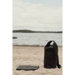 Recycled polyester cooler bag, roll-top design, 25L green colour