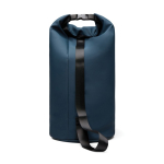 Recycled polyester cooler bag, roll-top design, 25L navy-blue colour