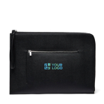 Recycled laptop sleeve, elegant design, quick access, 16” black colour