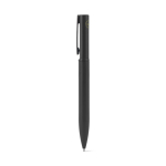 60% recycled metal pen, elegant design, clip, blue ink black colour second view