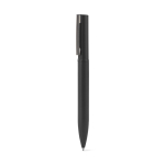 60% recycled metal pen, elegant design, clip, blue ink black colour