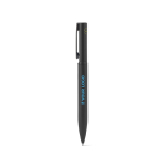 60% recycled metal pen, elegant design, clip, blue ink main view