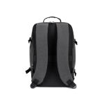 Recycled polyester backpack, airline cabin size 14” dark grey colour second view