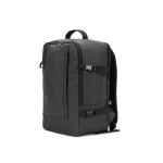 Recycled polyester backpack, airline cabin size 14” dark grey colour sixth view