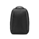 Anti-theft twill backpack, water-repellent, 17” laptop compartment black colour first view
