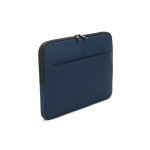High-density recycled polyester laptop sleeve, 14” blue colour