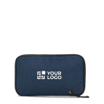 Recycled polyester organiser bag for tech accessories main view