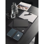 Portfolio with A4 notepad and magnetic closure, lined pages still life view