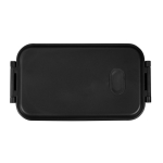Dishwasher-safe plastic lunch box with durable lid, 900ml black colour first view