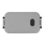 Dishwasher-safe plastic lunch box with durable lid, 900ml grey colour first view