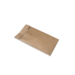 Rectangular recycled metal and PET keyring with practical split ring dark grey colour in box