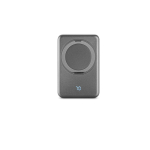 Eco magnetic power bank with ring stand, 10000 mAh dark grey colour second view