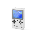 Portable gaming console with 256 classic action and sports games grey colour third view