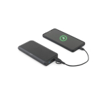 Eco power bank with 15W charging, premium design, 10000 mAh black colour eighth view