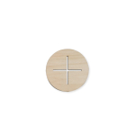 FSC™ natural wood Christmas tree, foldable and printable natural colour fourth view
