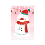 Christmas set with six colouring sheets and stickers included white colour third view