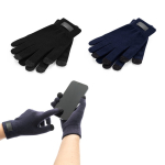 Recycled rPET polyester gloves with touchscreen tips various colours