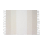 Soft-touch recycled polyester blanket, mohair style, 300 g/m² beige colour second view