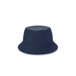 Water-repellent recycled rPET polyester Panama hat navy-blue colour first view