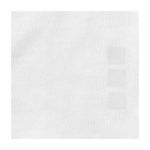 Men’s short sleeve cotton T-shirt, 160 g/m2, Elevate Life white colour close-up view 2