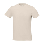 Men’s short sleeve cotton T-shirt, 160 g/m2, Elevate Life sand colour