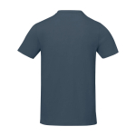 Men’s short sleeve cotton T-shirt, 160 g/m2, Elevate Life cyan blue colour