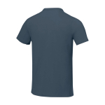 Men’s short sleeve cotton T-shirt, 160 g/m2, Elevate Life cyan blue colour
