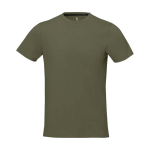 Men’s short sleeve cotton T-shirt, 160 g/m2, Elevate Life olive green colour