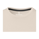 Women’s short sleeve cotton T-shirt, 160 g/m2, Elevate Life sand colour
