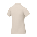 Women’s short sleeve piqué polo shirt, 200 g/m2, Elevate Life sand colour