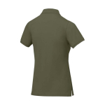 Women’s short sleeve piqué polo shirt, 200 g/m2, Elevate Life olive green colour