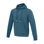 Unisex hoodie, knitted fabric, 300 g/m2, Elevate Life cyan blue colour