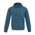 Unisex hoodie, knitted fabric, 300 g/m2, Elevate Life cyan blue colour
