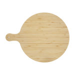 Bamboo chopping board, coloured strap handle second rear view