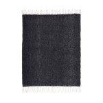 Extra-soft warm blanket, recycled polyester, 125 x 150 cm black colour