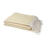 Extra-soft warm blanket, recycled polyester, 125 x 150 cm beige colour