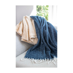 Extra-soft warm blanket, recycled polyester, 125 x 150 cm beige colour