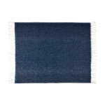 Extra-soft warm blanket, recycled polyester, 125 x 150 cm dark blue colour