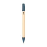 Sugarcane paper pen, colourful clip, blue ink navy-blue colour