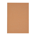 Eco portfolio, walnut wood closure, A5, ruled pages grey colour