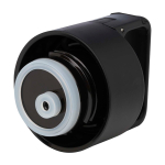 Recycled stainless steel bottle, suitable for carbonated drinks, 600ml black colour